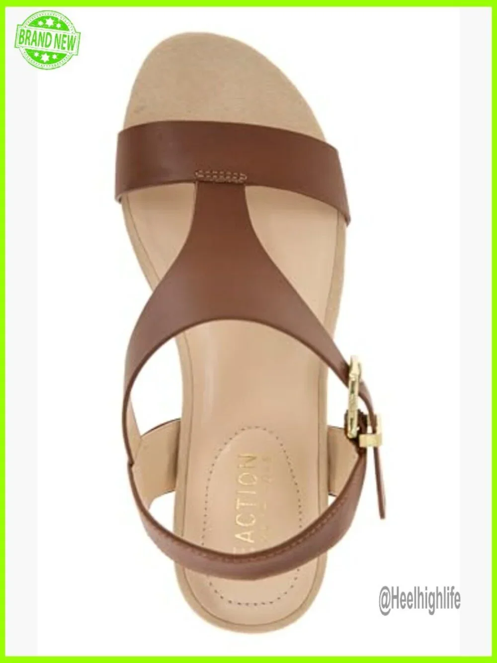 Espadrille Wedge Sandals with T-Strap and Buckle Closure